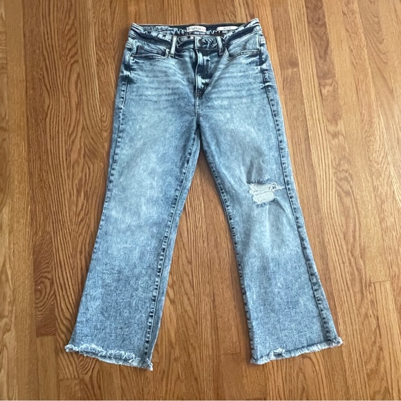 Guess Kick Flare acid wash jeans 30 - Picture 4 of 12